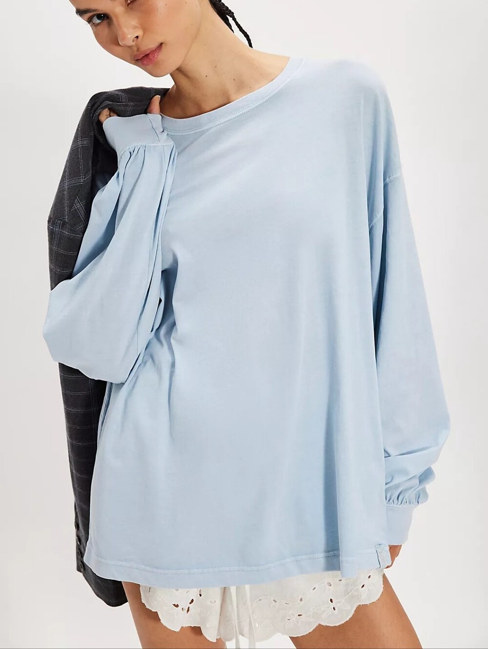 NEW We The Free Perfect Oversized Long Sleeve Top, Size Medium